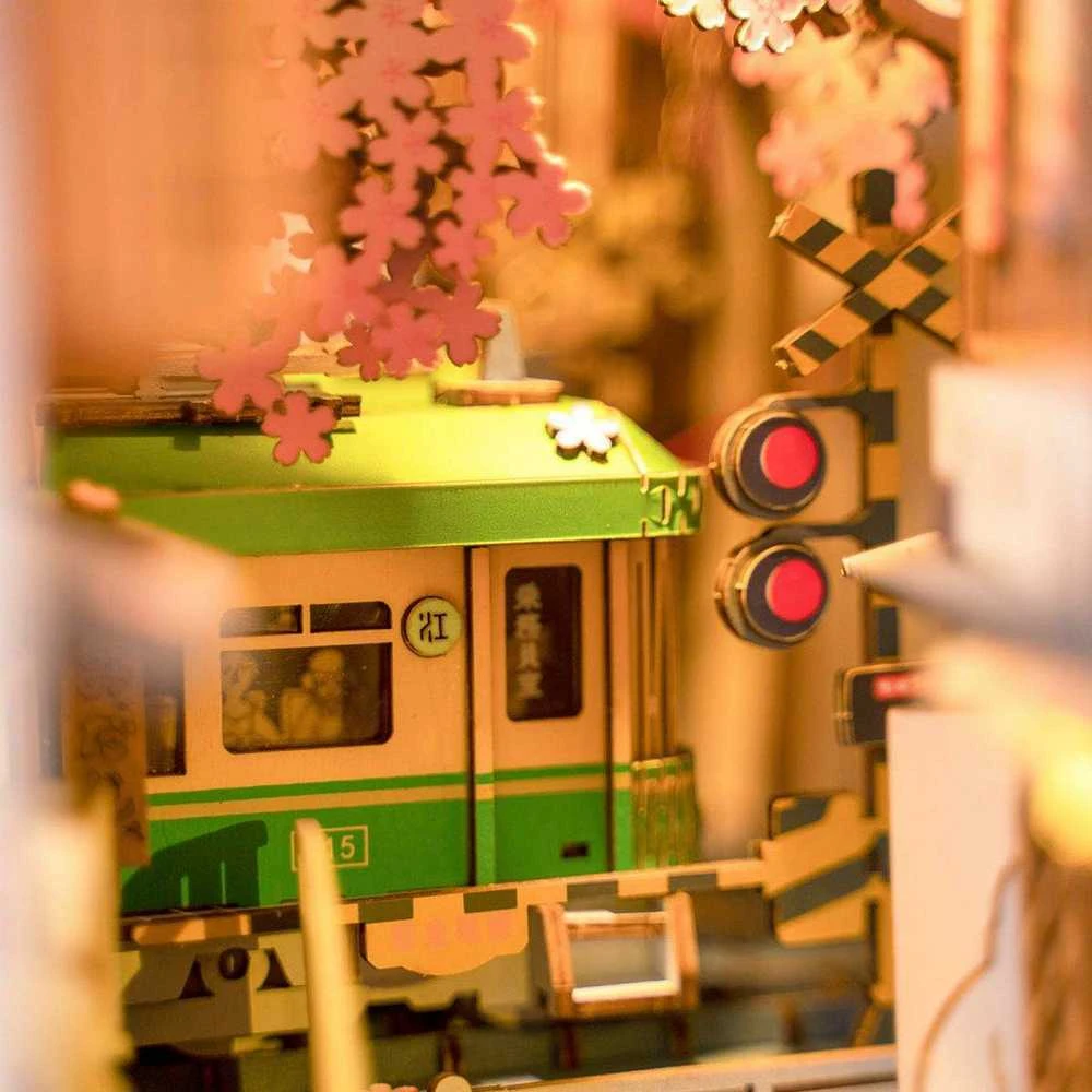 Robotime Mini namas 3D konstruktorius SAKURA DENSYA