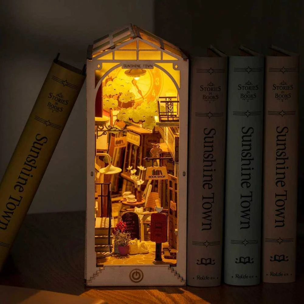 Robotime Mini namas 3D konstruktorius SUNSHINE TOWN