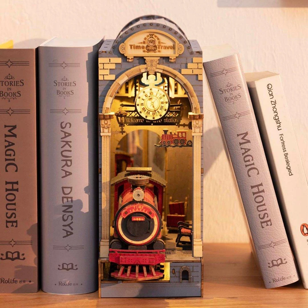 Robotime Mini namas 3D konstruktorius TIME TRAVEL