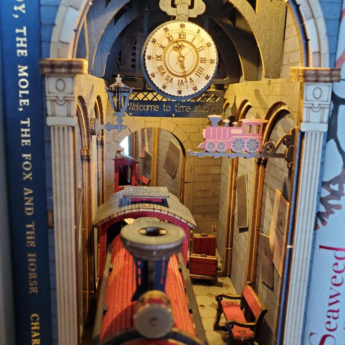 Robotime Mini namas 3D konstruktorius TIME TRAVEL