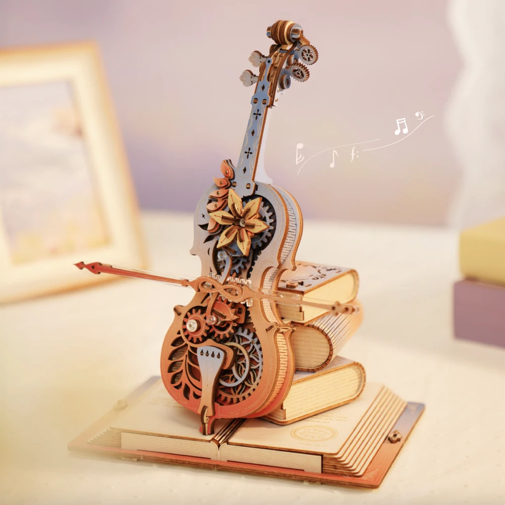 Robotime Muzikinis 3D medinis konstruktorius Svajonių simfonija