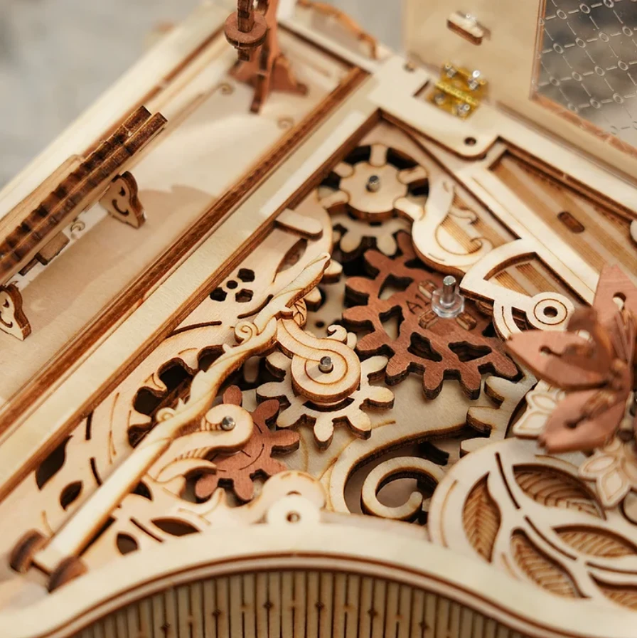Robotime Muzikinis 3D medinis konstruktorius Magic Piano