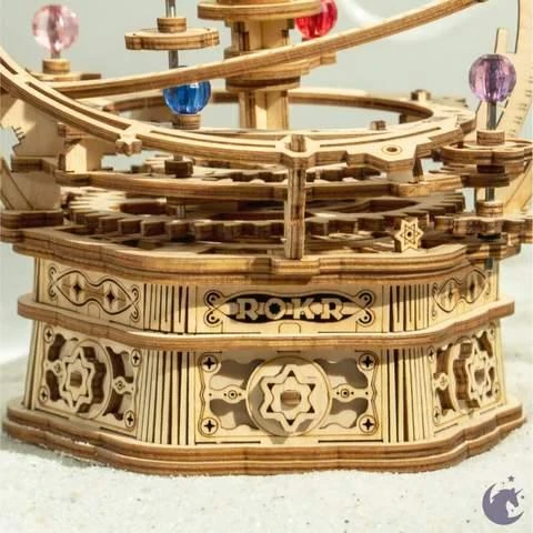 Robotime Muzikinis 3D medinis konstruktorius Žvaigždėta naktis