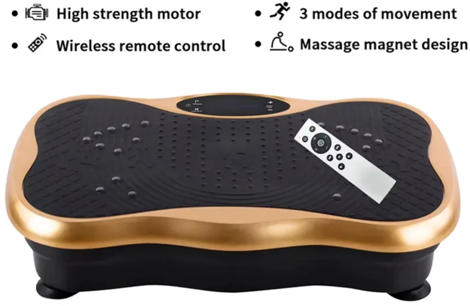 Vibracijos plokštė Vibro treniruoklis Platforma su vibro funkcija ir Bluetooth garsiakalbiu