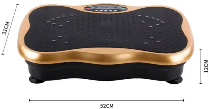 Vibracijos plokštė Vibro treniruoklis Platforma su vibro funkcija ir Bluetooth garsiakalbiu