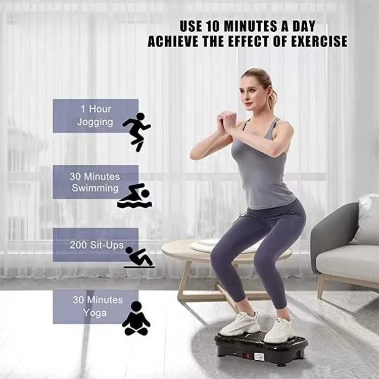 Vibracijos plokštė Vibro treniruoklis Platforma su vibro funkcija ir Bluetooth garsiakalbiu