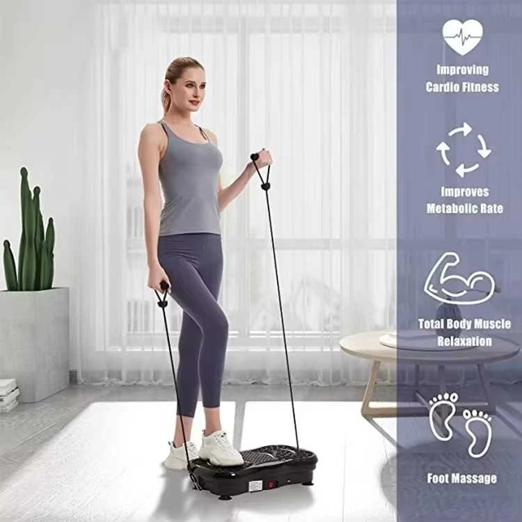 Vibracijos plokštė Vibro treniruoklis Platforma su vibro funkcija ir Bluetooth garsiakalbiu