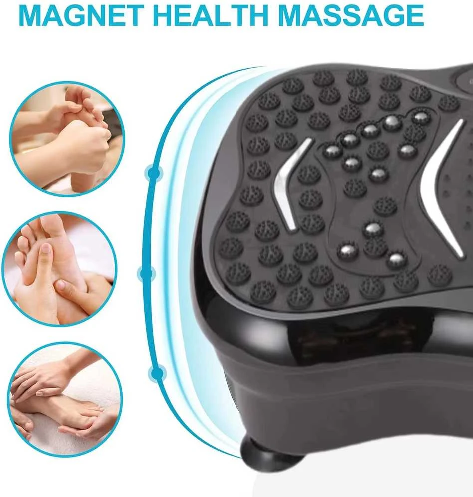 Vibracijos plokštė Vibro treniruoklis Platforma su vibro funkcija ir Bluetooth garsiakalbiu