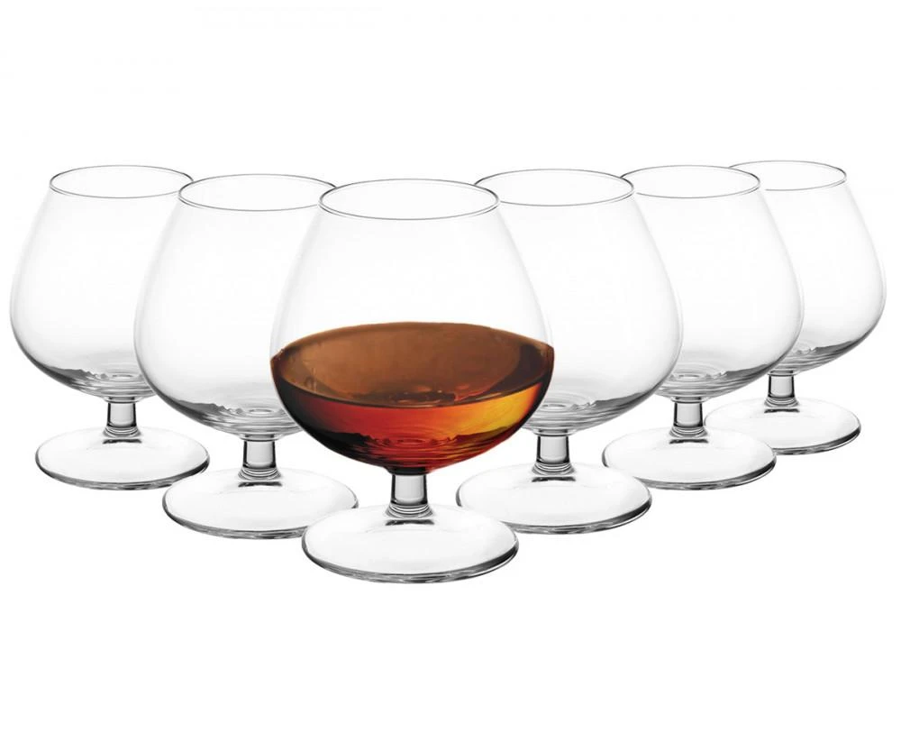 Royal Leerdam Diamond Deimantinis 6 brendžio stiklinių rinkinys, 240 ml