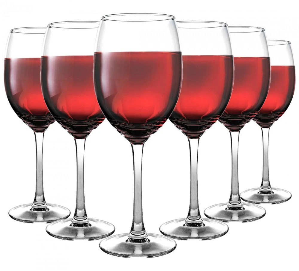 Royal Leerdam Diamond Deimantinis 6 raudonojo vyno taurių rinkinys, 330 ml
