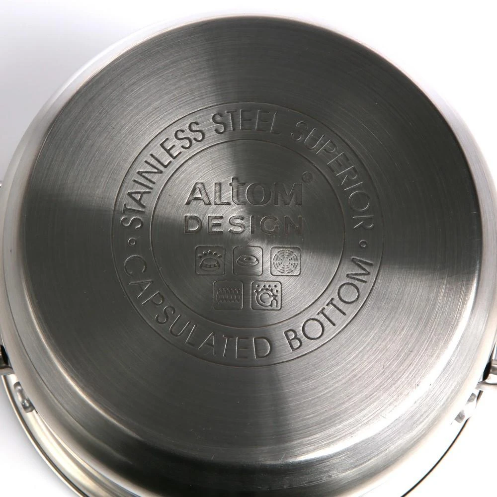 Altom Design Fabio stainless steel casserole 16cm 1,9 L su dangčiu