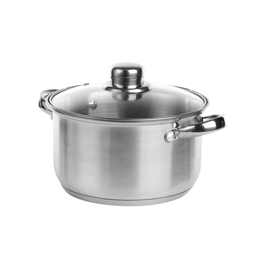 Fabio stainless steel casserole 18cm 2,6 L su dangčiu