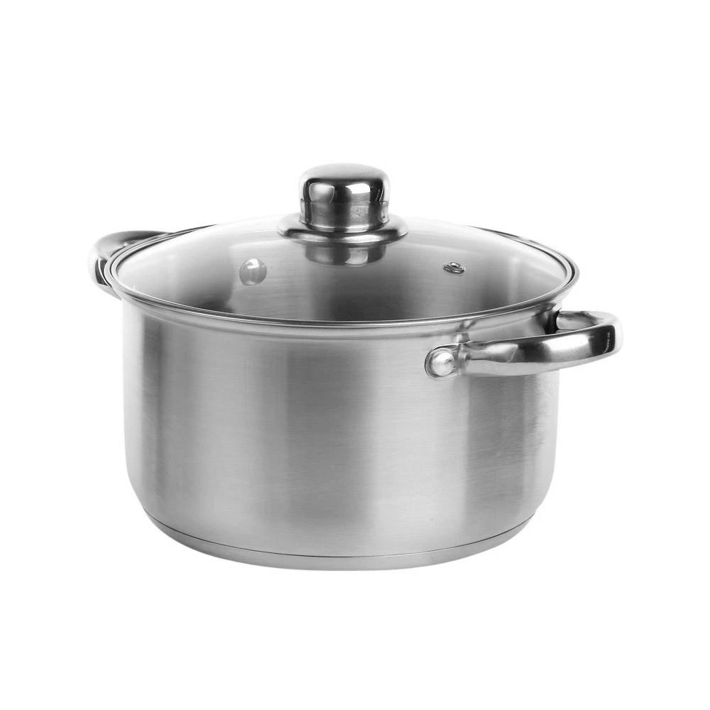 Fabio stainless steel casserole 20cm 3,6 L su dangčiu