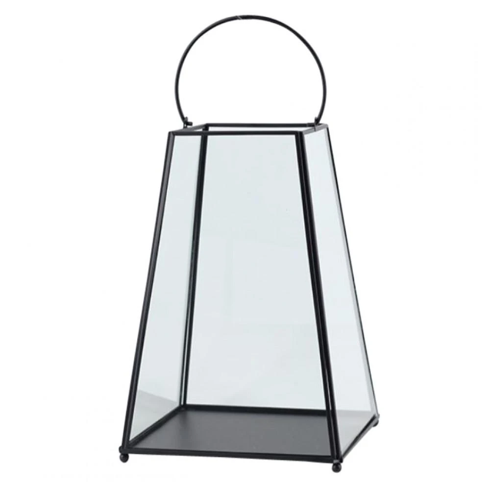 Lumarko Metal tapered lantern 21x21x31,5 cm juodas