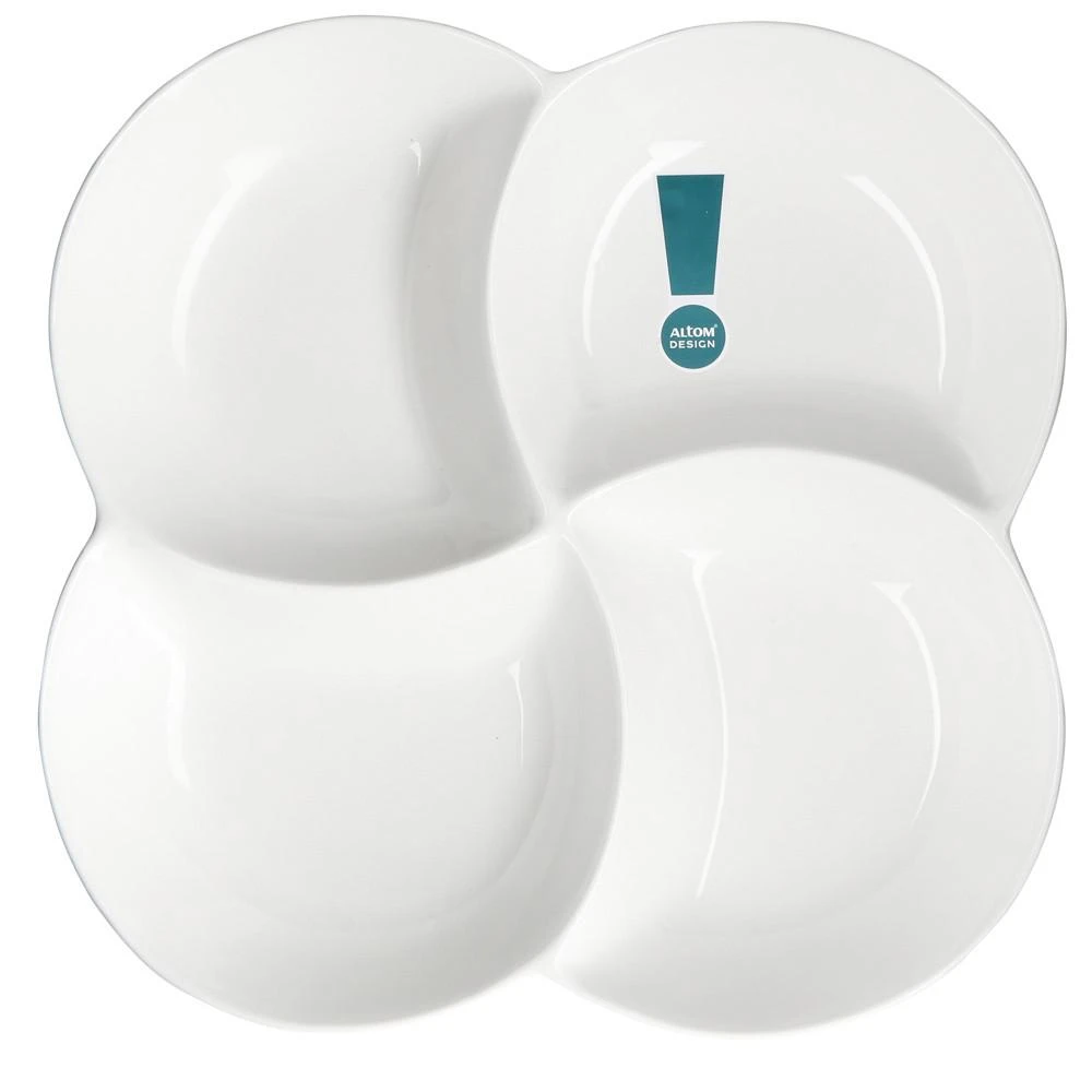 Lumarko CREAM Įprastas indas, 4 dalių, 26,5 cm, kreminis porcelianas