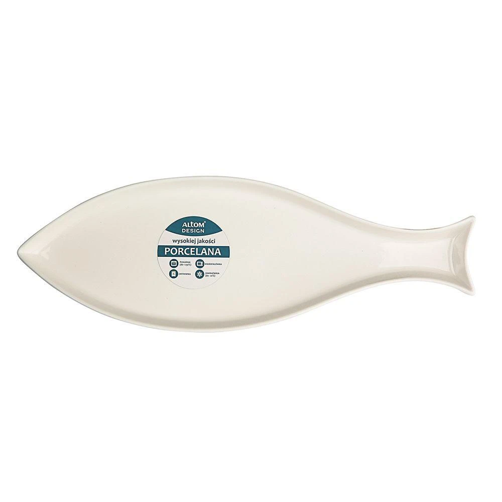 Regular fish shape dish 37,5X12,5 CM