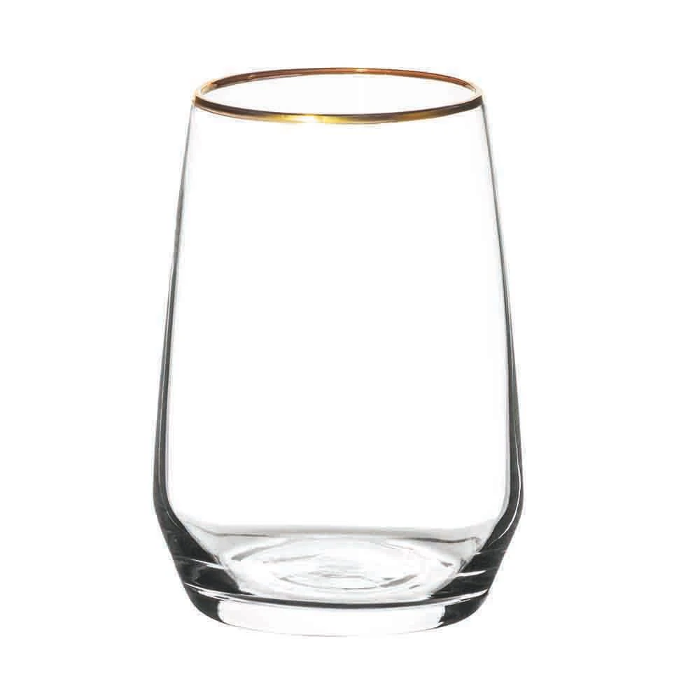 Lumarko „Rubin Gold“ 6 vnt. be stiklinių rinkinys, 450 ml