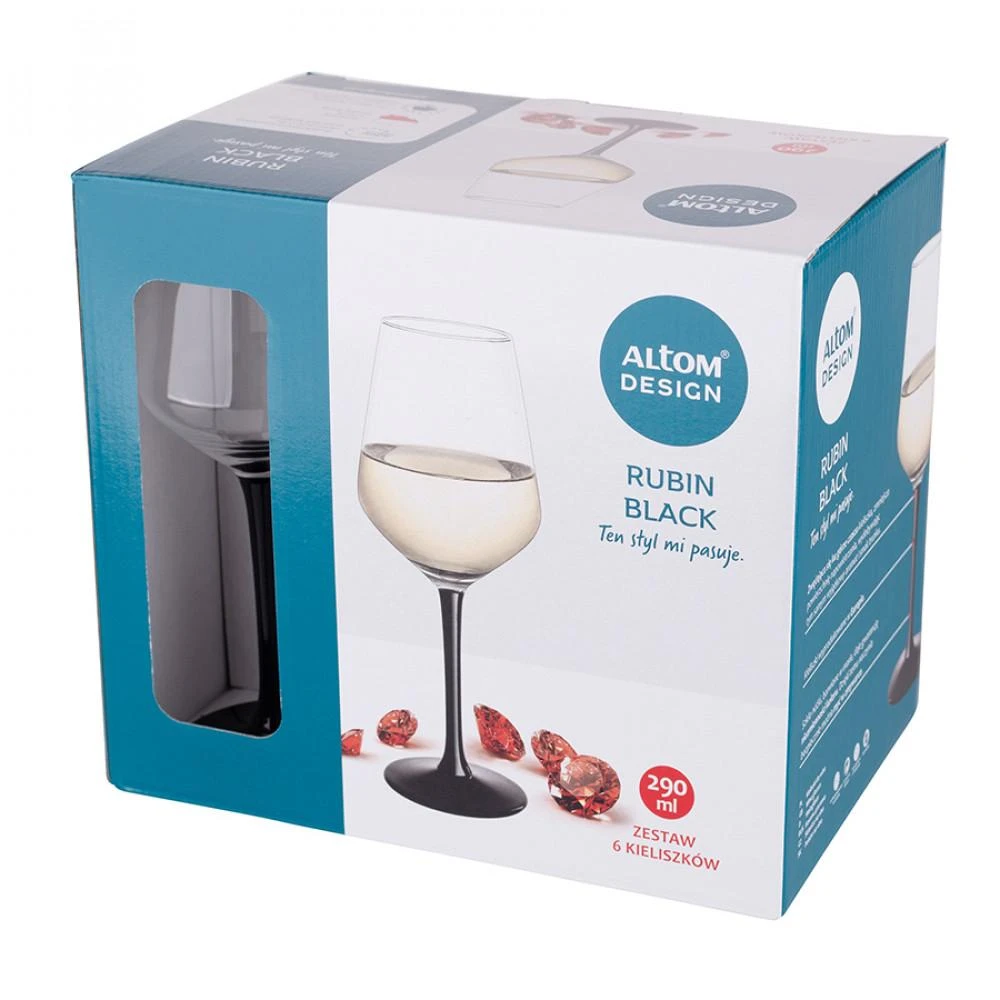 Lumarko 6 baltojo vyno taurių rinkinys 290ml!