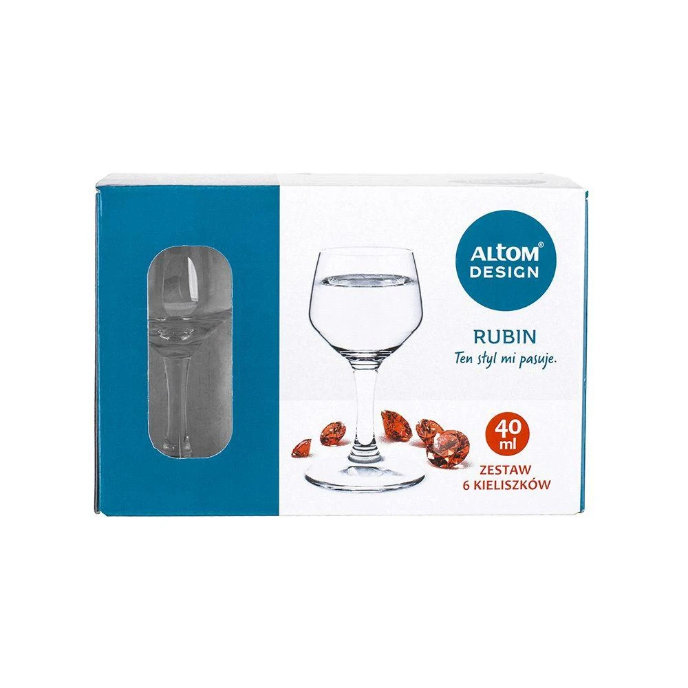 RUBIN KPL. 6 STIKINĖS DEGTINĖS 40 ML