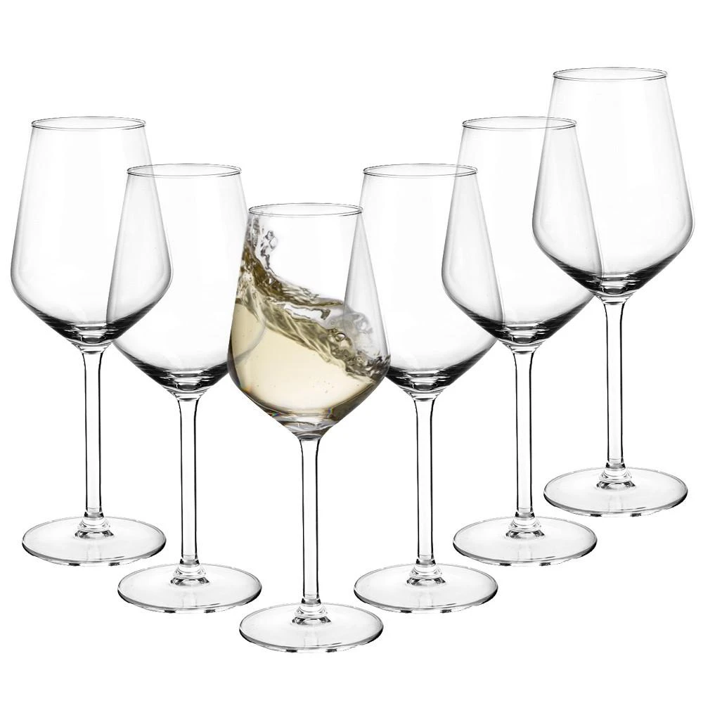 Rubin baltas vyno taurės, 6 vnt., 370 ml
