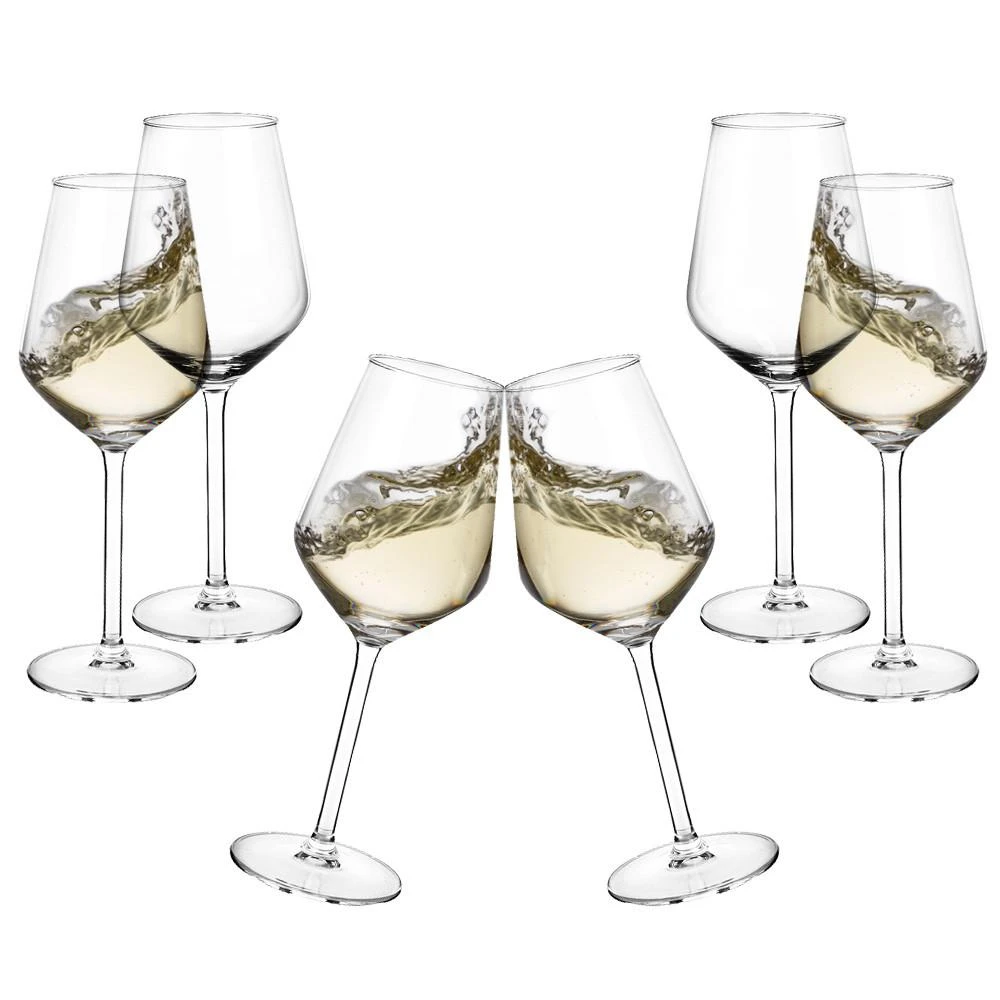 Rubin baltas vyno taurės, 6 vnt., 370 ml