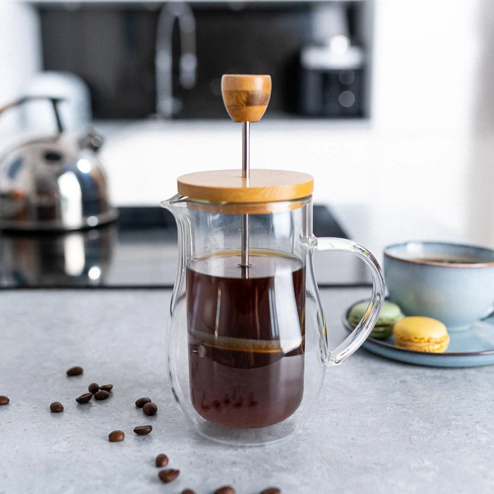 Bamboo Terminis infuzinis indas su bambuko dangteliu 400 ml