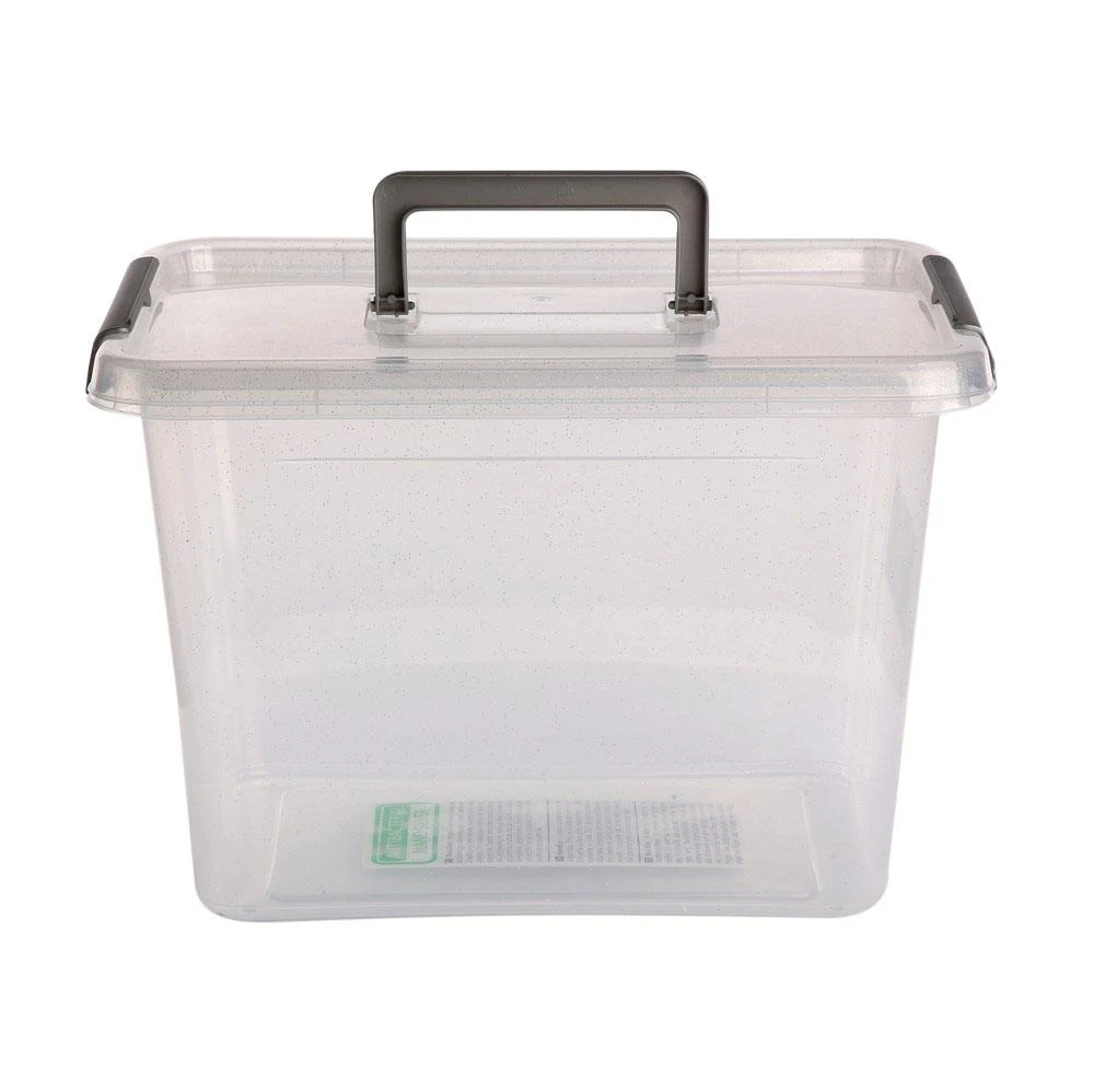 Orplast Antibakterinis laikymo indas su sidabrino mikrodalelėmis, su dangteliu ir rankena 39x29x26cm 19l (1533)