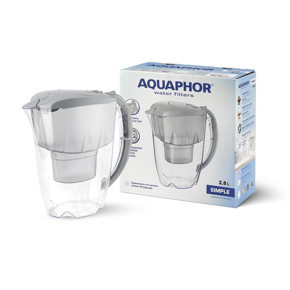 Aquaphor Simple Jug 2,8l without filter cartridge, pilkas
