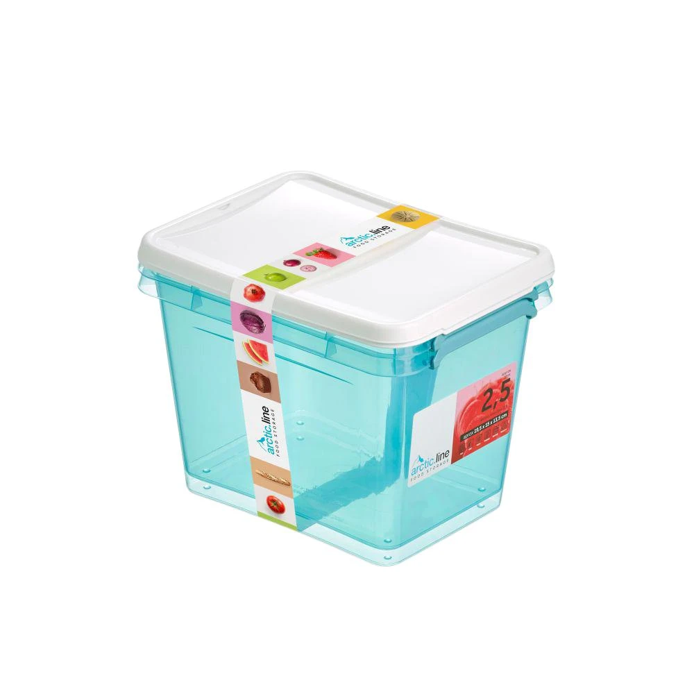 Orplast „Arcticline“ 2 stačiakampių maisto indelių rinkinys, 2,5 l, 19,5 x 15 x 13,5 cm