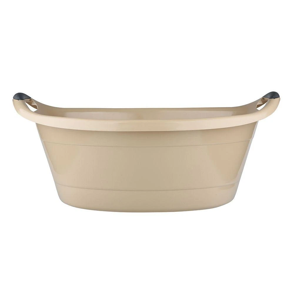 Oval bowl 40l beige