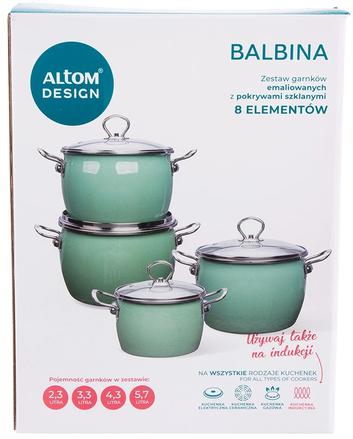 Sage Balbina 8 dalių virtuvės reikmenų rinkinys, šalavijas