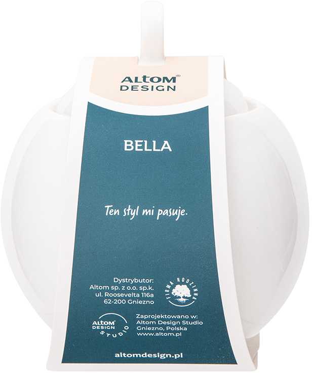 Bella cukrinė, 380 ml, kreminio porceliano, dėžutėje