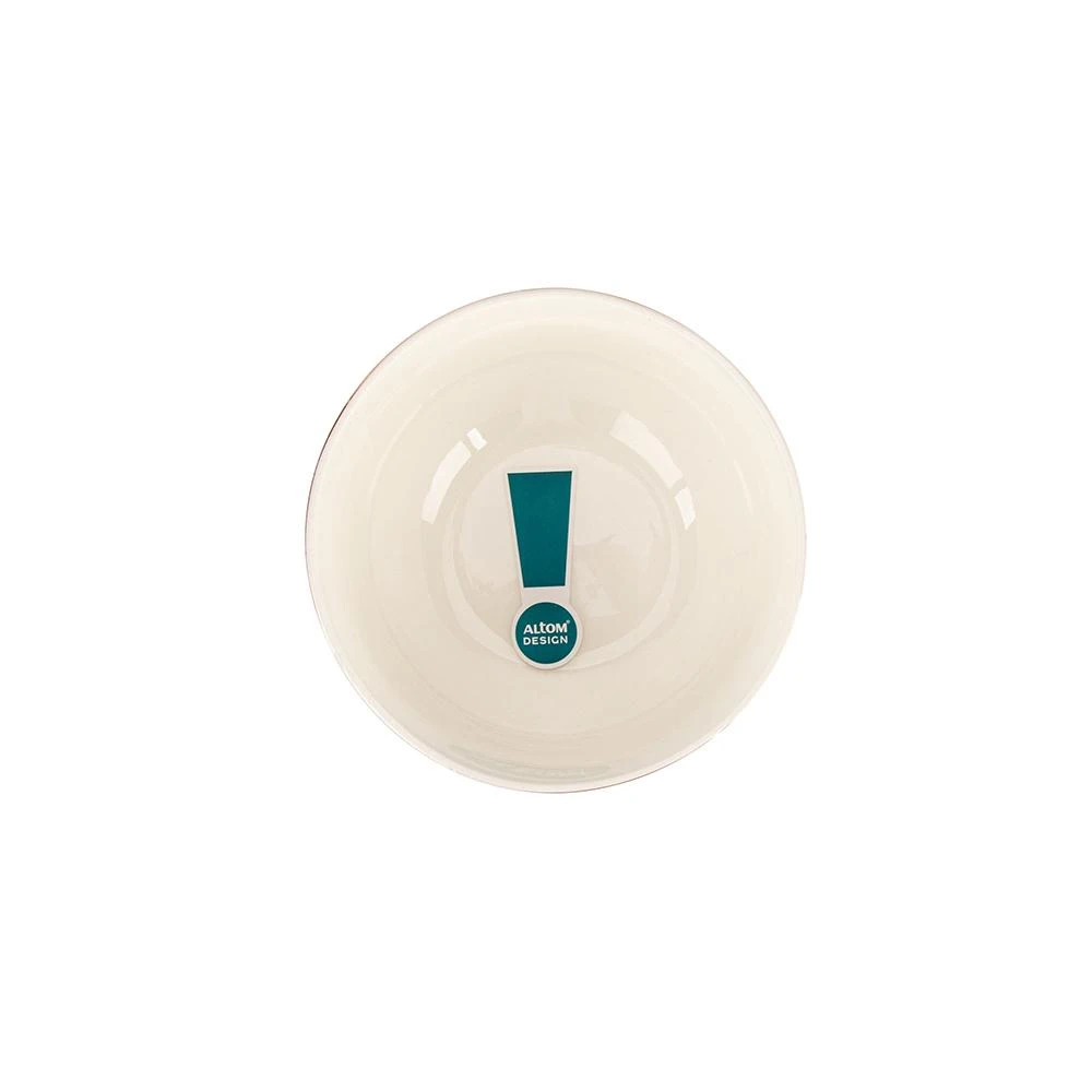 Bella auksinis line bowl 14 cm 630 ml cream porcelain