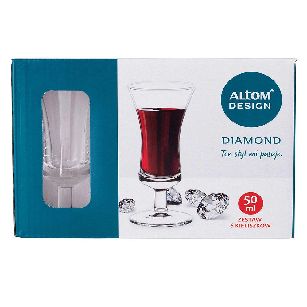 DEIMANTINIS 6 STIKINIŲ LIKERIO/ŠERIO RINKINYS 50ml