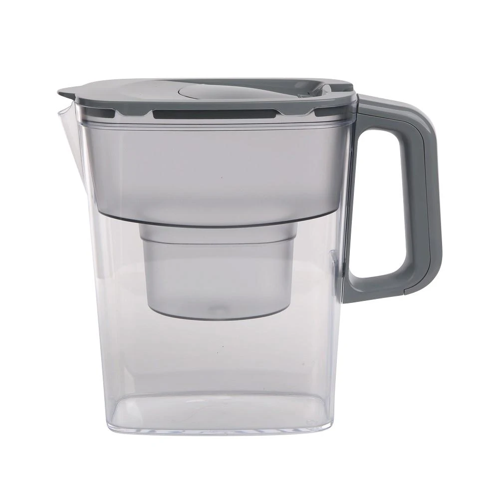 Ąsotis vandens valytuvas Aquaphor Kompakt 2,4l, su filtru B100-25 Maxfor + premija "Gustatory waters", pilkos spalvos