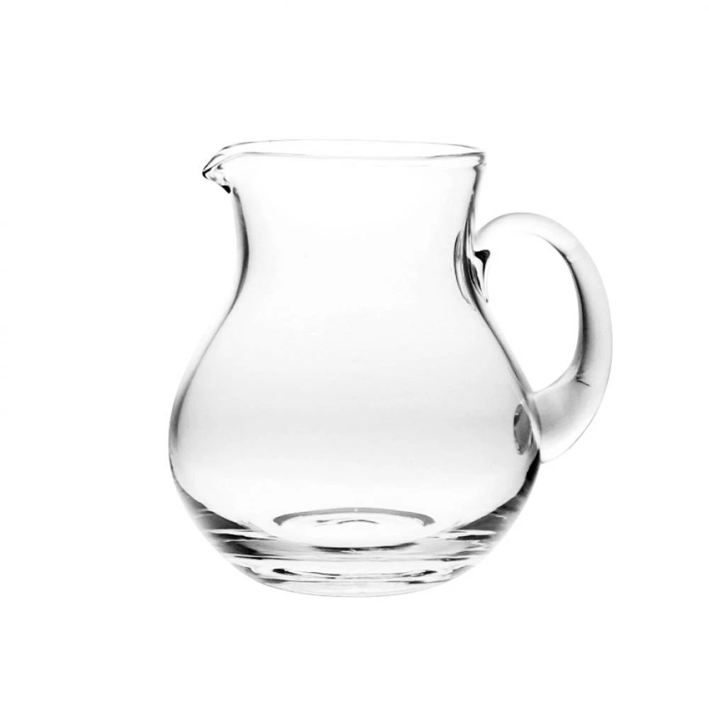 Lumarko Stiklinis gėrimų ąsotis 1.5 litro, ergonomiška rankena ir tikslus snapelis, skaidraus stiklo ąsotis šaltiems gėrimams, 1.5L stiklinis indas vandeniui, stilingas stalo serviravimo indas