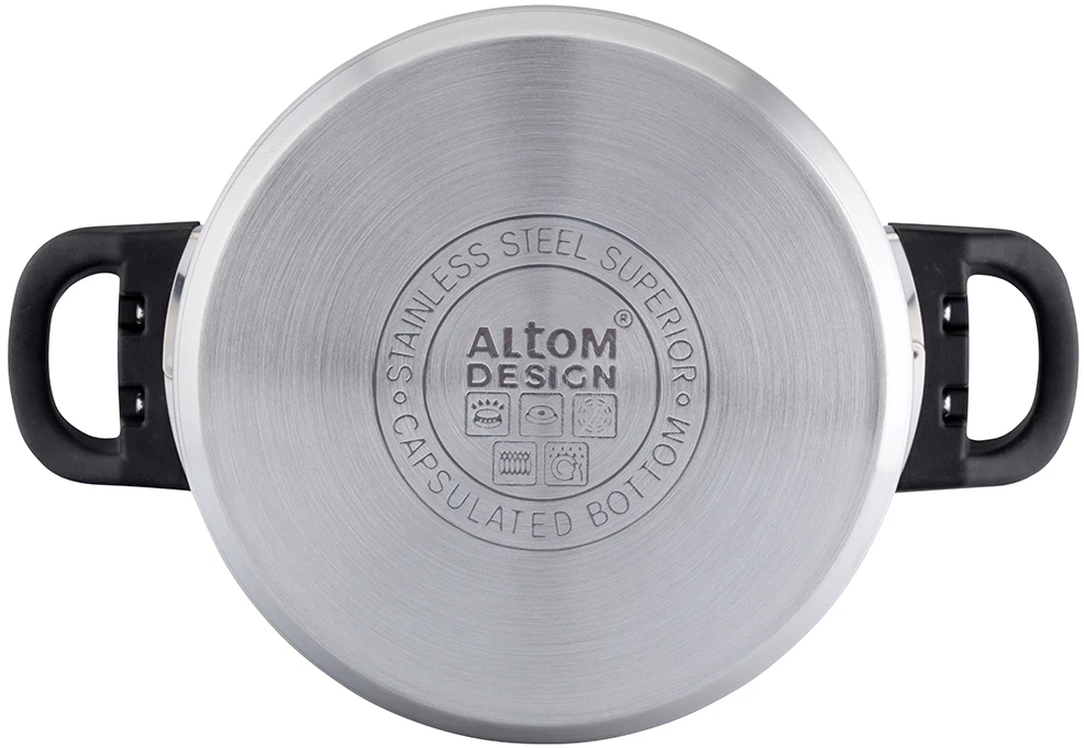 Emilio stainless steel casserole 18cm su dangčiu 3,3L