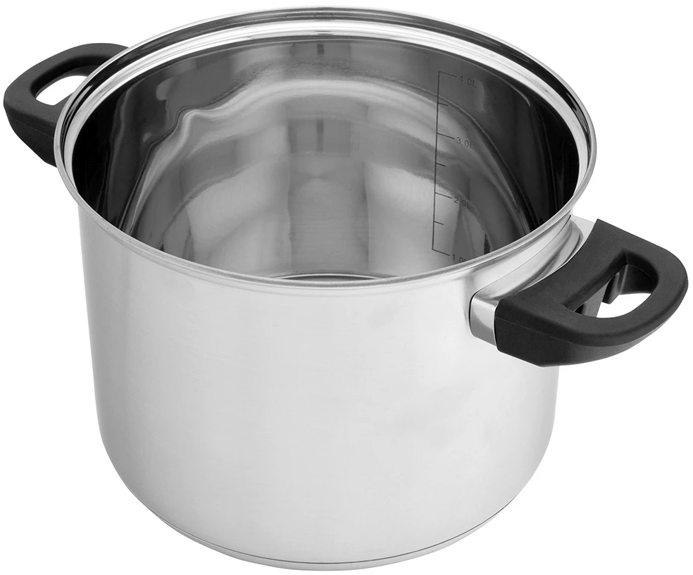Emilio stainless steel casserole 20 cm su dangčiu 4,3L