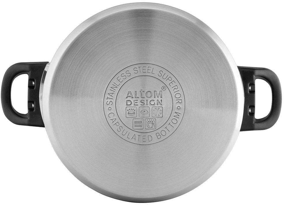Emilio stainless steel casserole 20 cm su dangčiu 4,3L