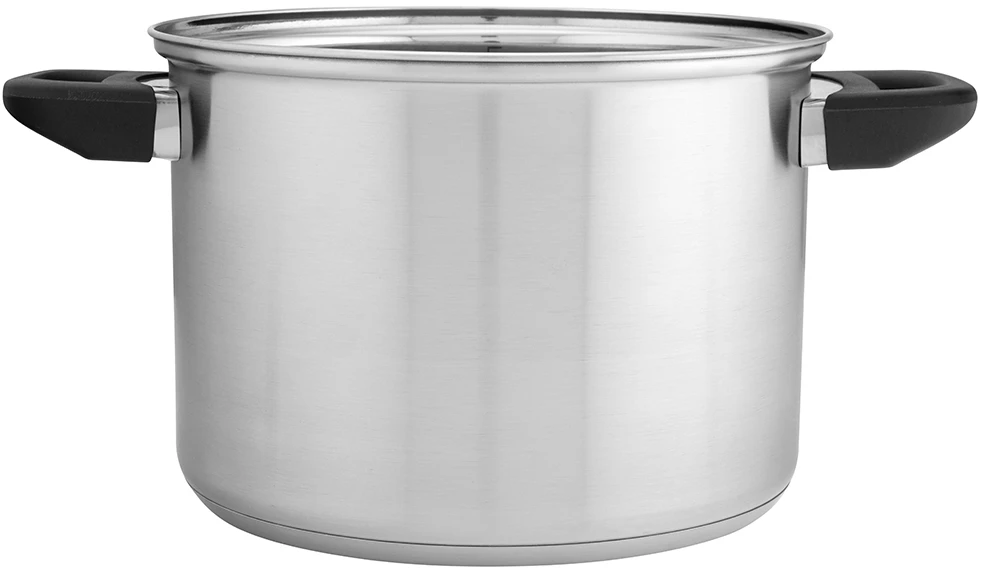 Emilio stainless steel casserole 22 cm su dangčiu 5,6L