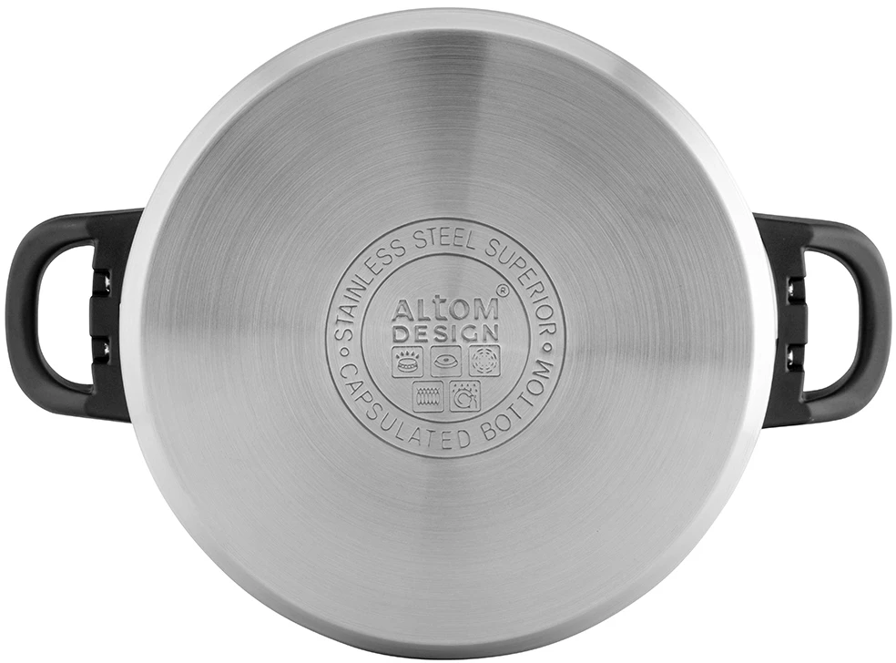 Emilio stainless steel casserole 22 cm su dangčiu 5,6L