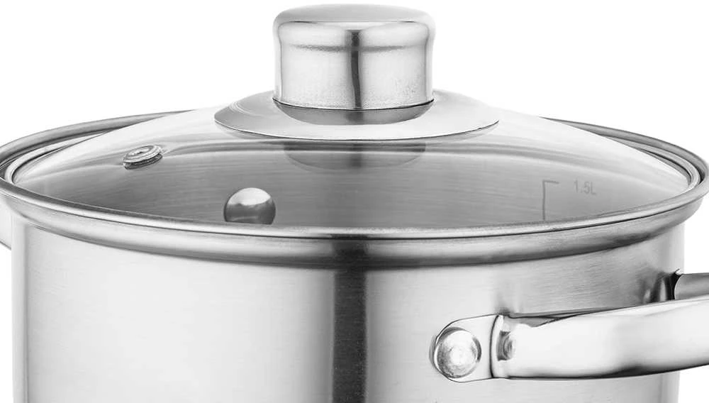 Altom Design Fabio stainless steel casserole 16cm 1,9 L su dangčiu