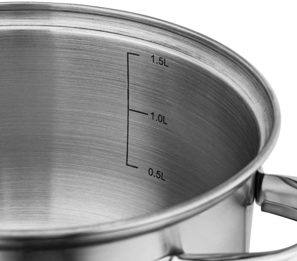 Altom Design Fabio stainless steel casserole 16cm 1,9 L su dangčiu