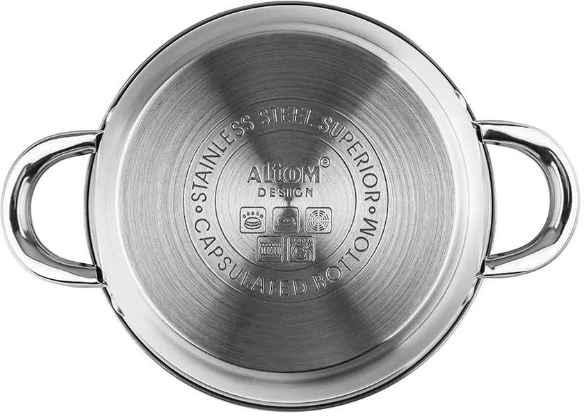 Altom Design Fabio stainless steel casserole 16cm 1,9 L su dangčiu