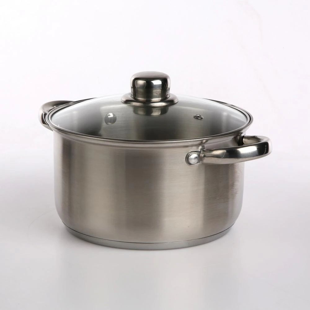 Fabio stainless steel casserole 20cm 3,6 L su dangčiu
