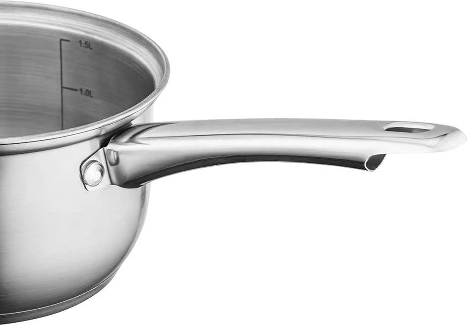 Fabio stainless steel sauce pan 16 cm 1,9 su dangčiu