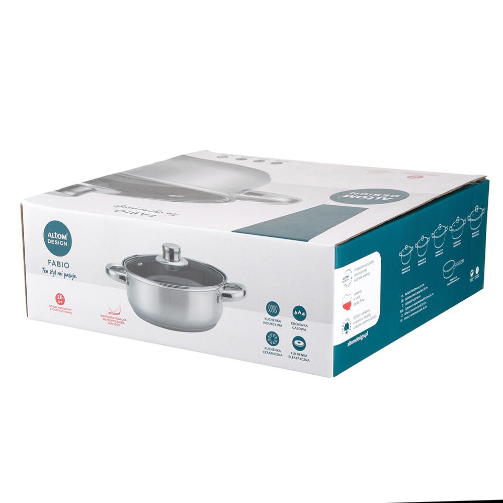 Puodas su dangčiu 26 cm Altom Design - Fabio 07.FAB.R26