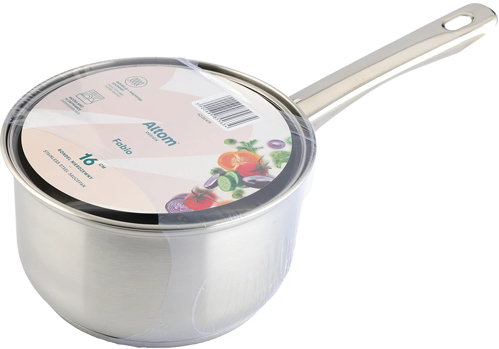 Fabio stainless steel sauce pan 16 cm 1,9 su dangčiu