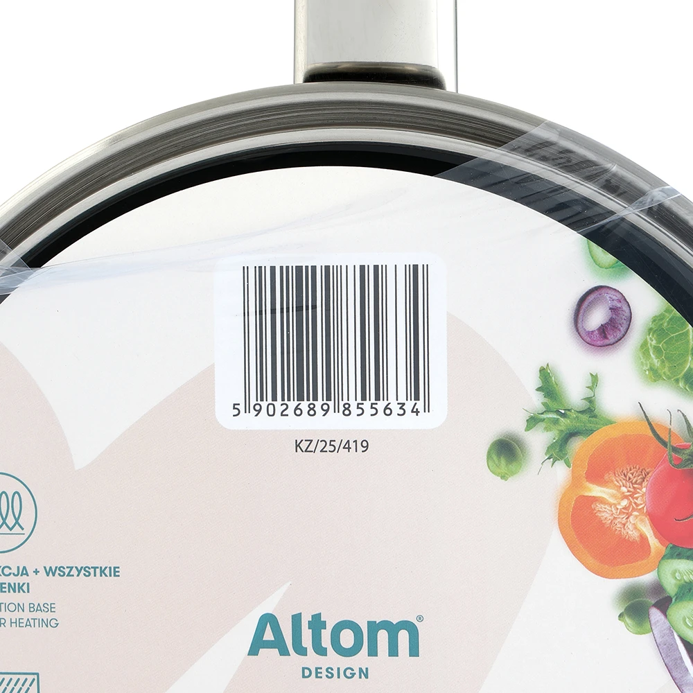 Fabio stainless steel sauce pan 16 cm 1,9 su dangčiu