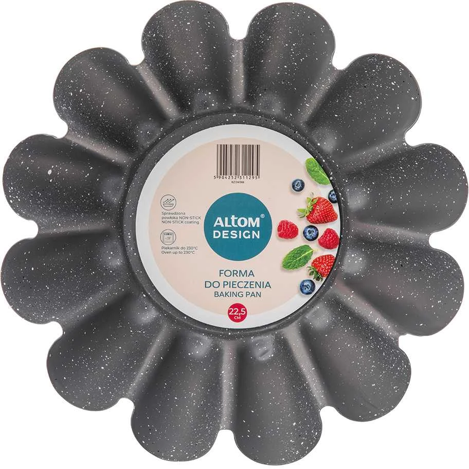 Saulėgrąžų kepimo forma, skersmuo 22,5 cm; aukštis 8 cm
